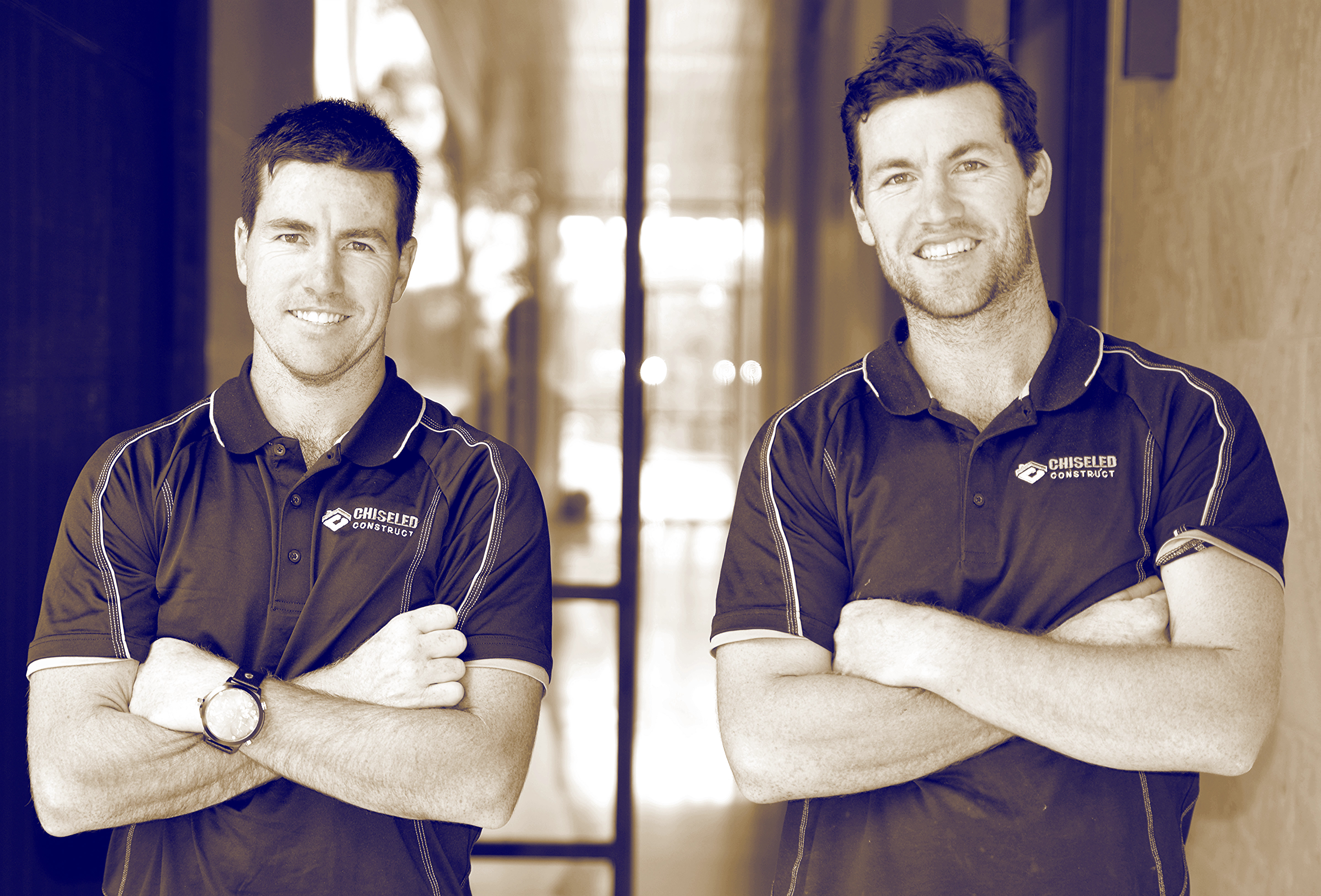 Jesse and Adam Edwards, founders of Chiseled Construct